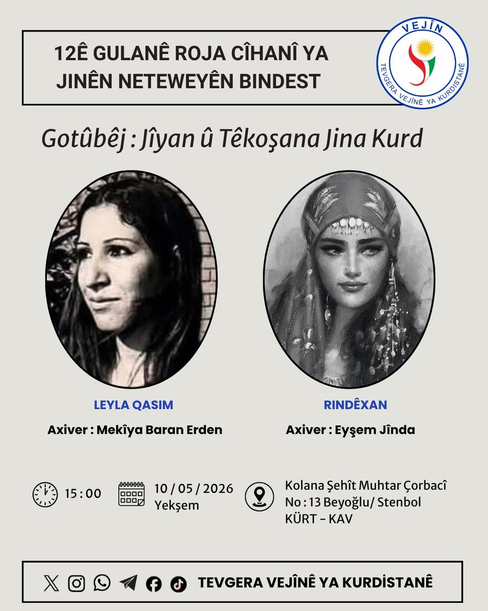 TEVGERA VEJÎNÊ YA KURDISTANÊ tweet media