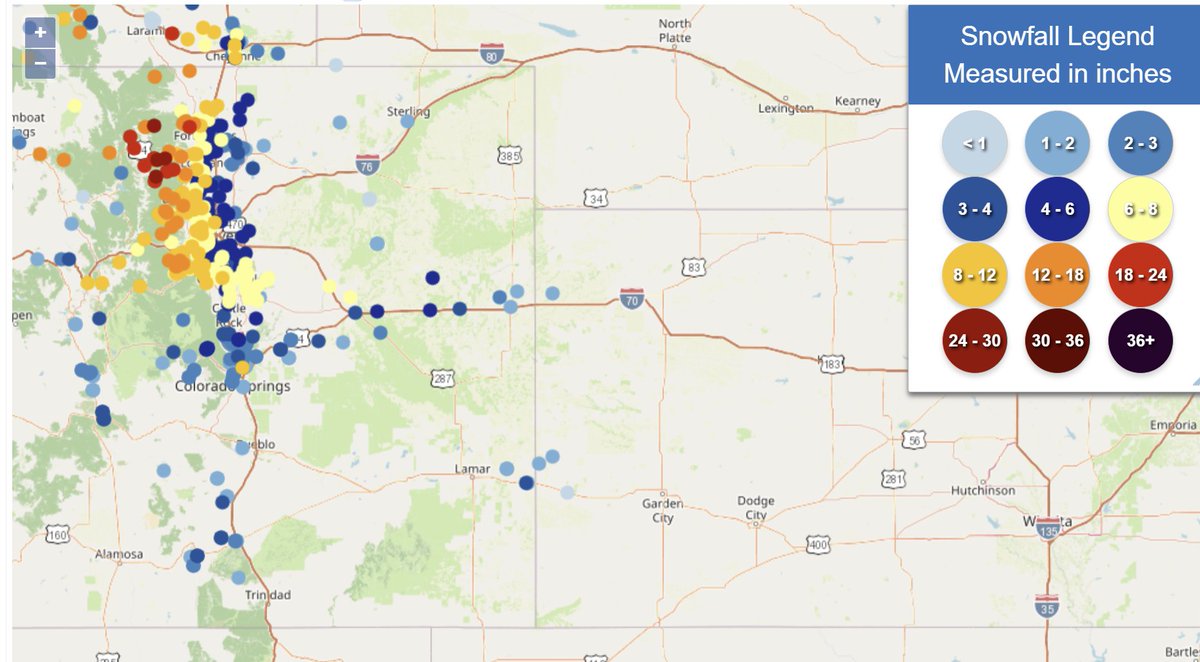 Sure enough, far Western KAKEland near the KS/CO line saw some light ...