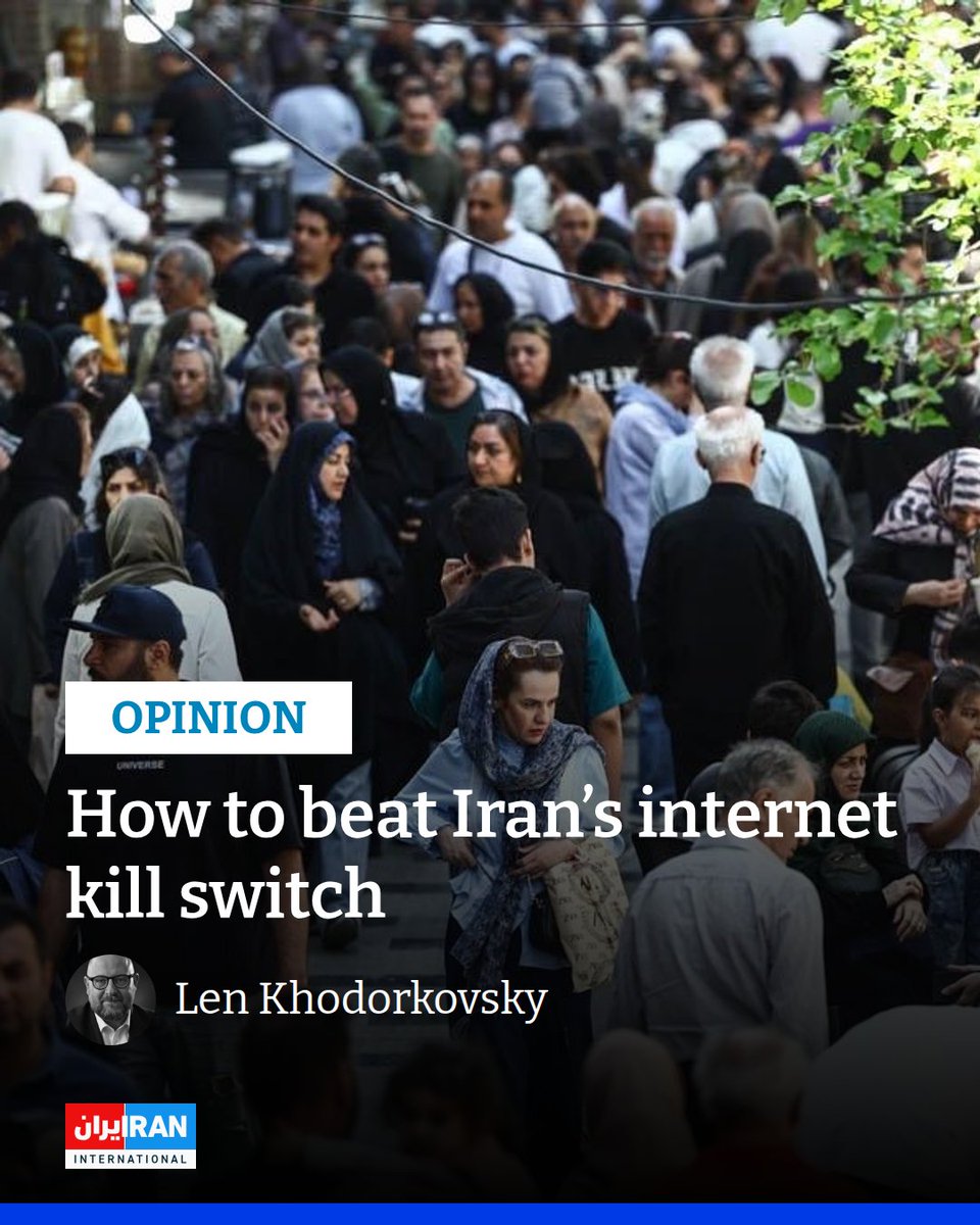 Washington and the tech industry have the means to help Iranians: expand the tools that bypass censorship and raise the price Tehran pays for shutting the internet down.
iranintl.com/en/202605063340