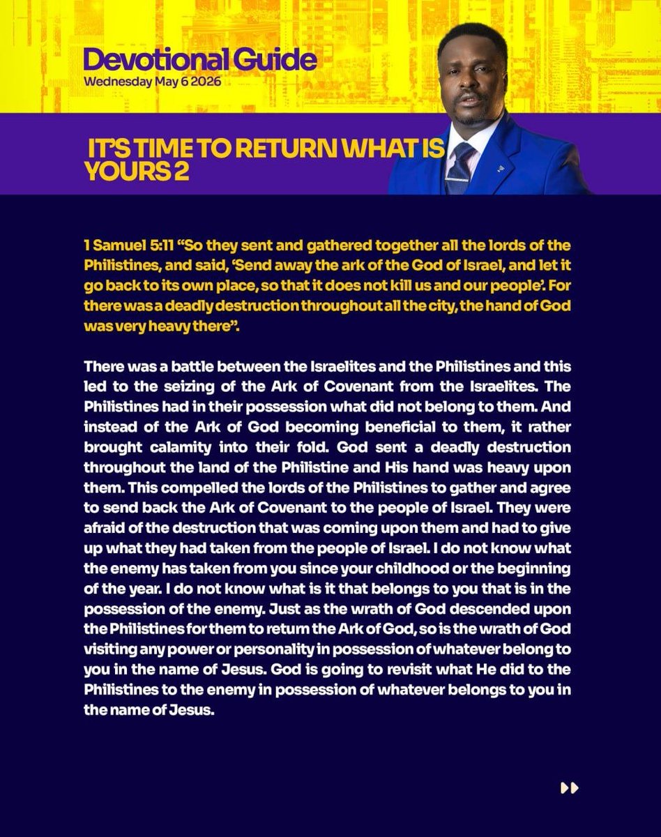 mogpaministry's tweet photo. .

DEVOTIONAL GUIDE: IT IS TIME TO RETURN WHAT IS YOURS 
#thewordworks #devotional #mogpa https://t.co/U4eKJOSOMC