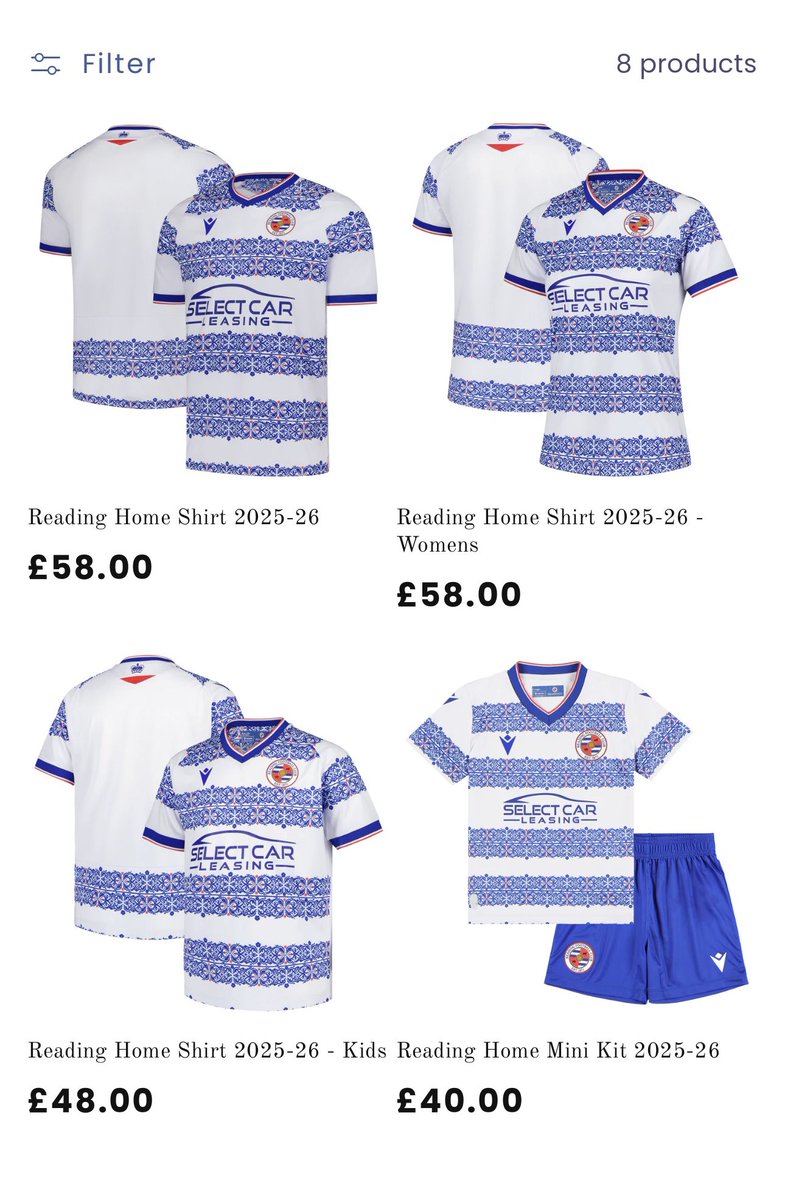 _JackRFC_'s tweet photo. How mental is it that the season is long over now and the kits are still full price in the club store? #readingfc https://t.co/7L0K7K71DV