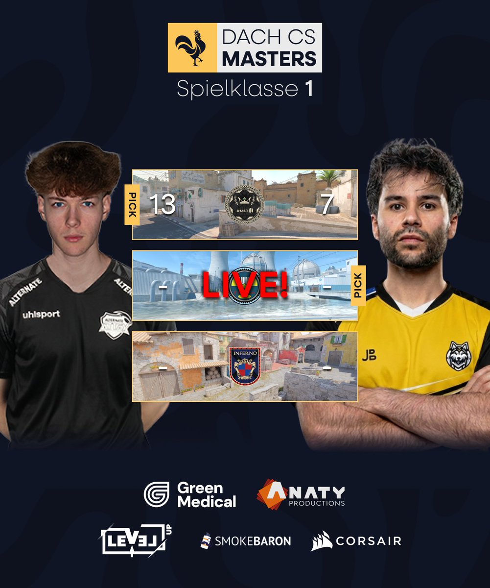 dachcs's tweet image. Stabile erste Map für @WaveAUTCS 👏

Gleich geht's weiter auf Nuke! ☢️

#DACHCSMasters🐔