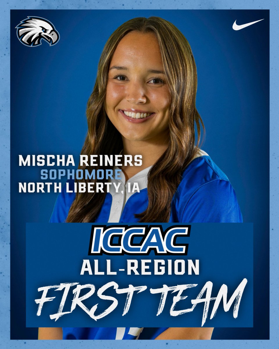 KirkwoodEagles's tweet photo. ＳＯＦＴＢＡＬＬ

Congratulations to Mischa Reiners on being named ICCAC First Team All-Region!

#GoEagles🦅🥎 | 
@KCC_SB https://t.co/6H9FGd4qO9