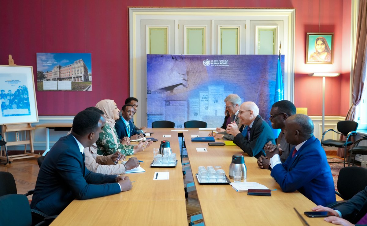 mfhrdso's tweet photo. Somalia has signed a historic agreement with the Office of the United Nations High Commissioner for Human Rights in Geneva, paving the way for the first-ever @ohchr presence in Mogadishu.

Signed by H.E. @KhadijaMakhzumi and Volker Türk, the agreement strengthens cooperation, supports implementation of UN human rights obligations, and marks a major milestone in Somalia’s recovery and global engagement.