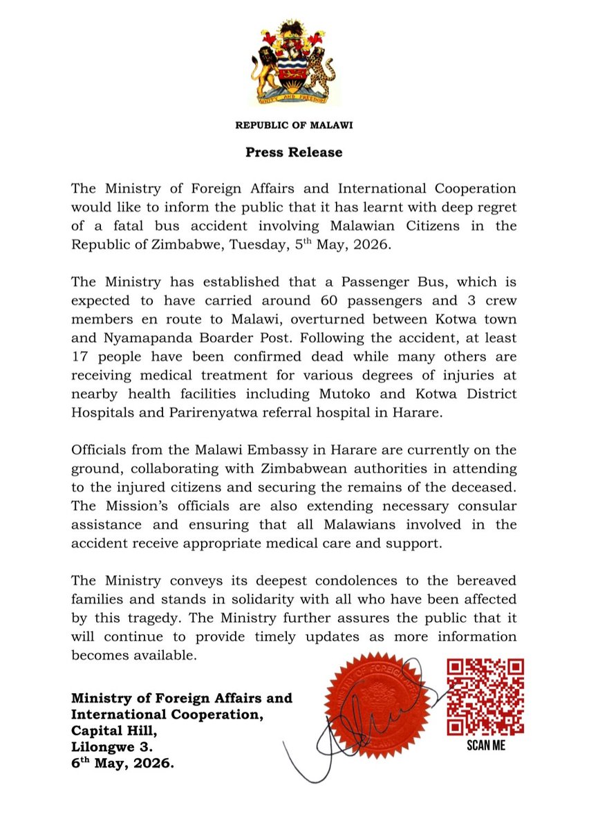 Min.Foreign Affairs tweet media