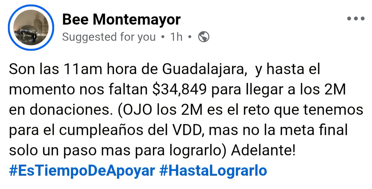Pues apúrate, Bethel! Dile a Benjamín Joaquín que se moche y venda el hospital Siloé! Con eso cumplen su "reto" 🤭 y hasta les sobra para la santa madre Eva.