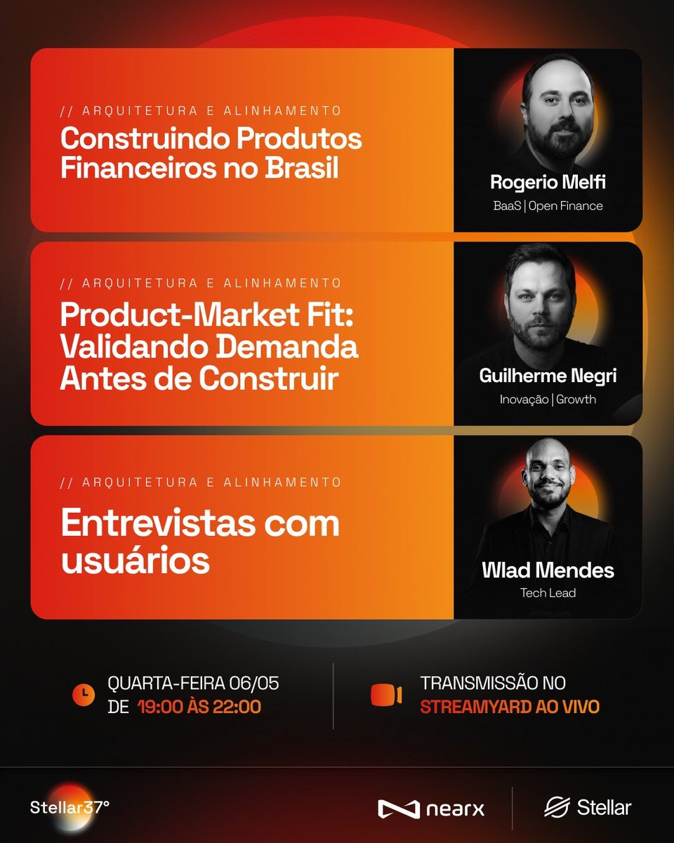cbrpaga's tweet photo. Ideia sem execução é alucinação.
Partindo pro 3º dia de @StellarOrg  + @nearxschool  com foco total em construir produtos financeiros que funcionam no Brasil. 

Aula 2: Fundação &amp; Primeiros Usuários.
É o CBRpaga conectando o mundo à agilidade do PIX.

#Stellar37 https://t.co/oKcUbdF2p7