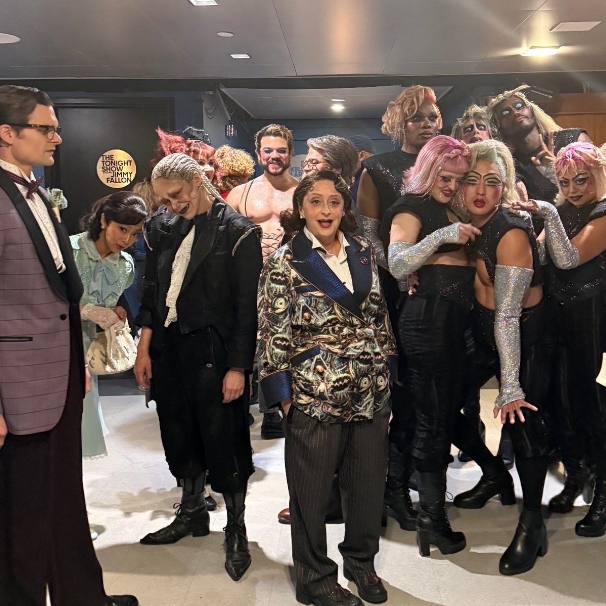 the rocky horror broadway cast is just a diva convention fr