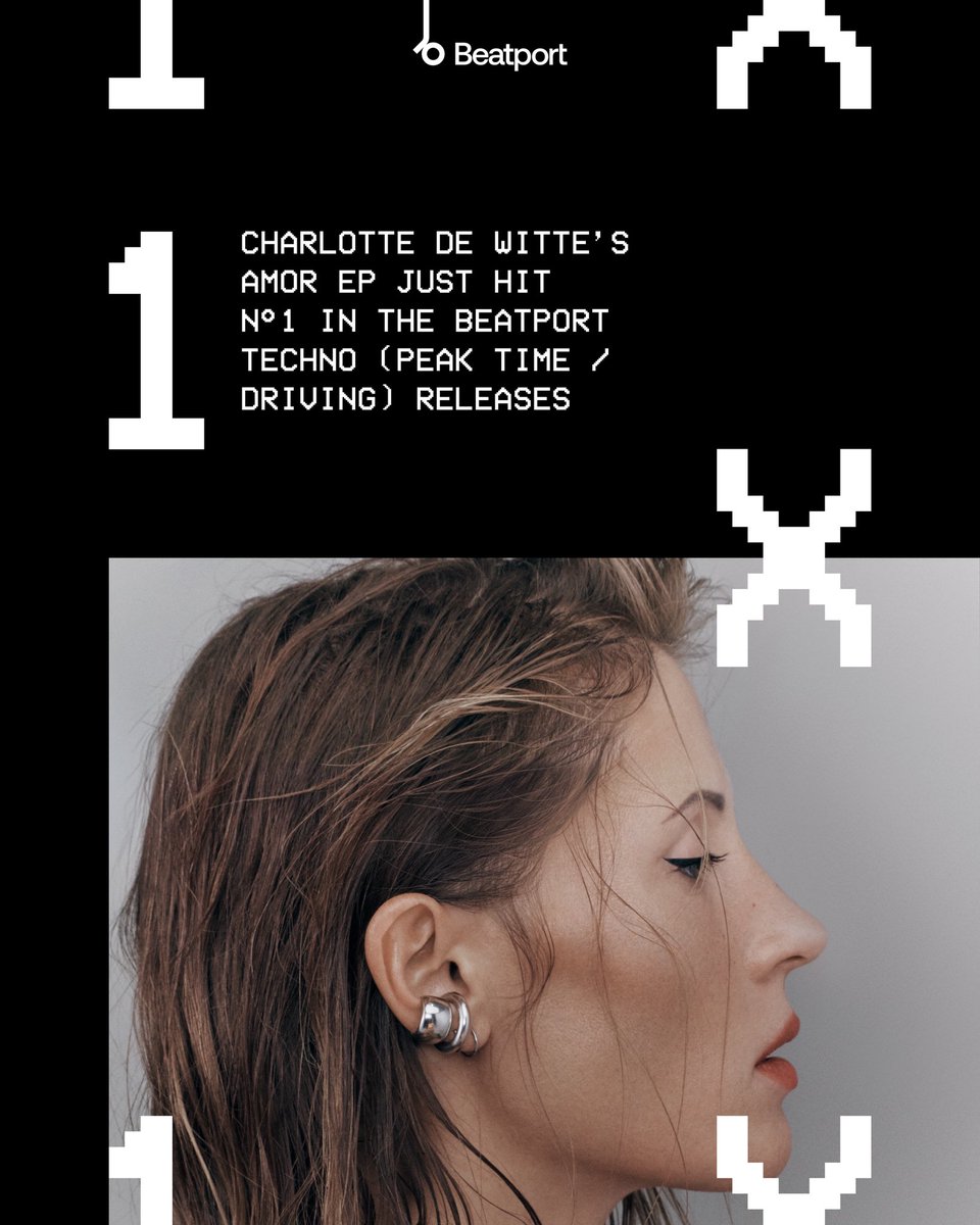 KNTXTmusic's tweet photo. Charlotte de Witte’s Amor EP just hit nr. 1 in the @beatport techno (peak time / driving) releases 🖤⚡️
Stream / download via https://t.co/saUZxVY5qf
#KNTXT #KNTXT033 #AmorEP #CharlottedeWitte https://t.co/T7kTrvEFXW