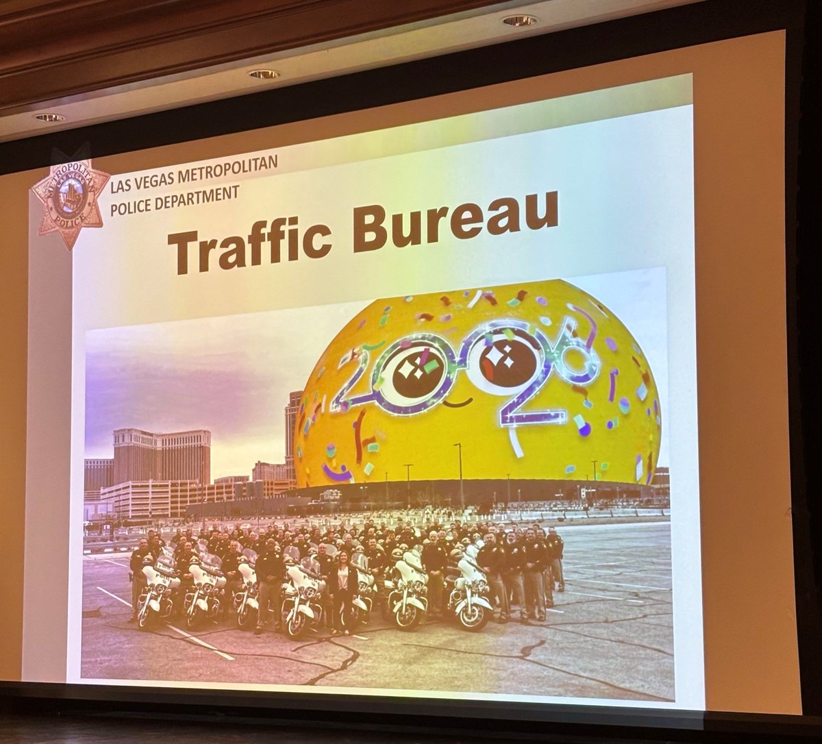 LVMPD_Summerlin's tweet photo. Another Strong 💪turnout by our @summerlinlv community for #FirstTuesday last night! They were treated to a very informative and engaging presentation by Officers from @lvmpdTraffic  And a huge THANK YOU to @sienacommunity for hosting us once again! @suncitysummerlin @lvmpd https://t.co/afb5MaXO11