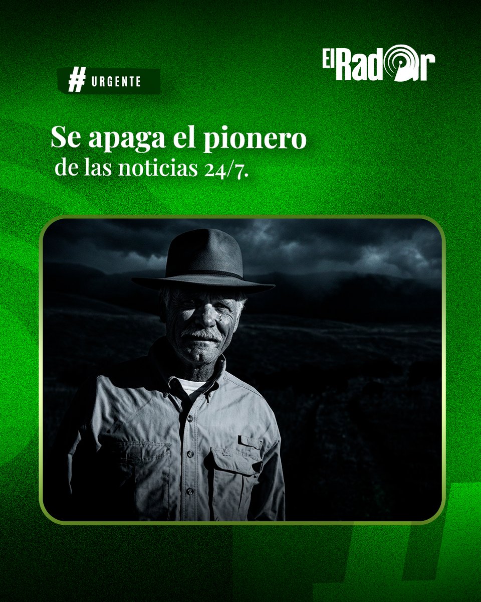 ElradarEC's tweet photo. Murió Ted Turner, el magnate que cambió la forma de consumir noticias en el mundo. Con CNN impuso el modelo informativo 24/7 que hoy domina la televisión. Su muerte marca el fin de una era en los medios globales.

#Alerta #TedTurner #CNN https://t.co/7y88VXGzJU