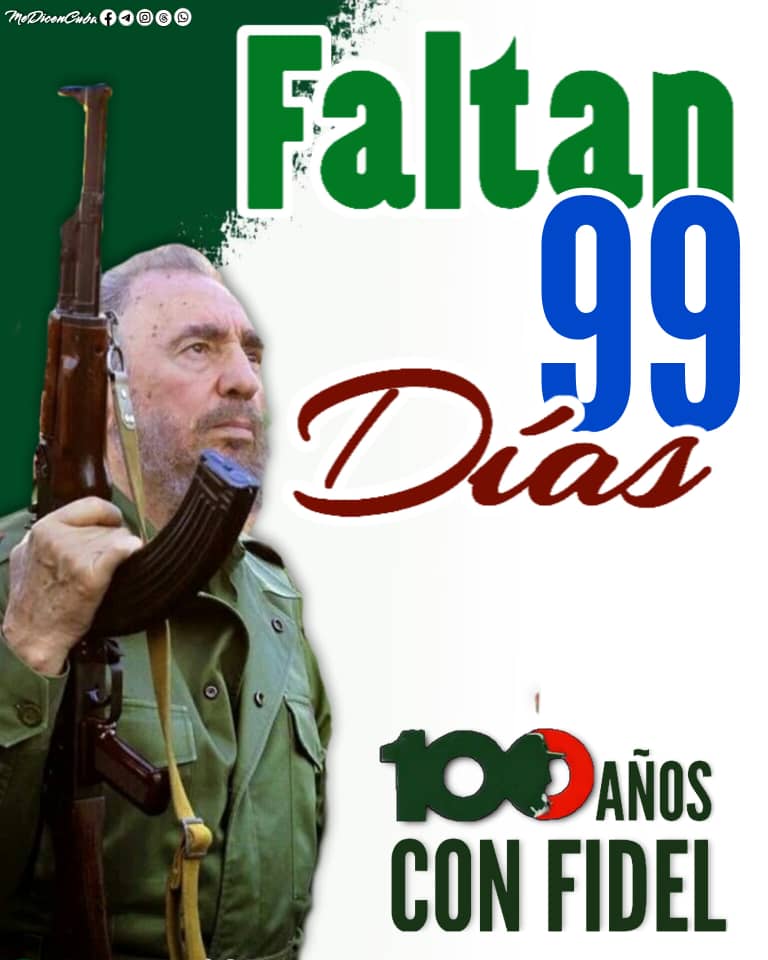 ArielMA1963's tweet photo. Sobrevivió a más de 600 planes contra su vida y sigue firme en la defensa de la Revolución cubana.  @CubaCubacons
#100AñosConFidel https://t.co/jnBMTxt3yY