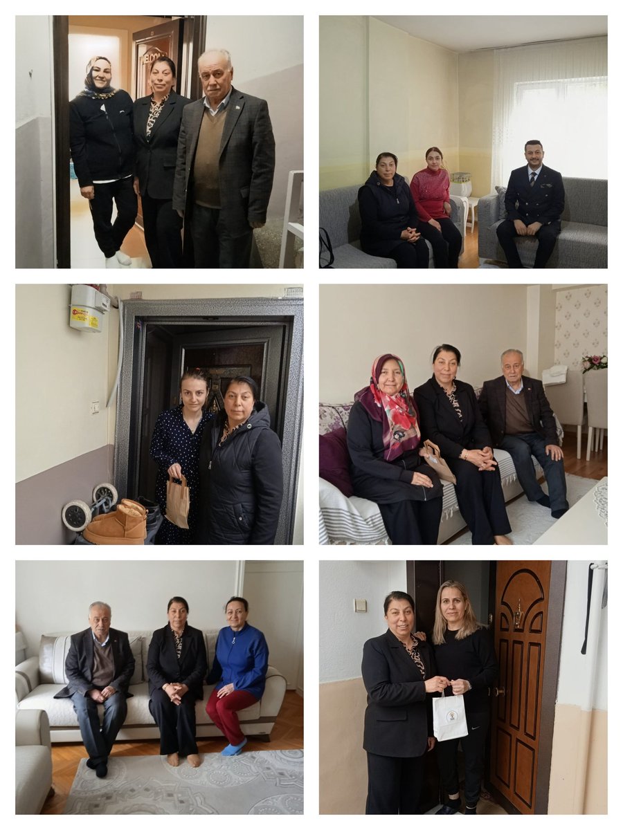 Seçim İşleri Birim Başkanımız Ayşe Keser ve Ana Kademe Yönetim Kurulu Üyelerimiz ile birlikte Bahçelerüstü, Abidinpaşa ve Akdere 
Mahallelerimizde kadın sandık görevlilerini hanelerinde ziyaret edip Cumhurbaşkanımızın ve İlçe Başkanımızın selamlarını ilettik.