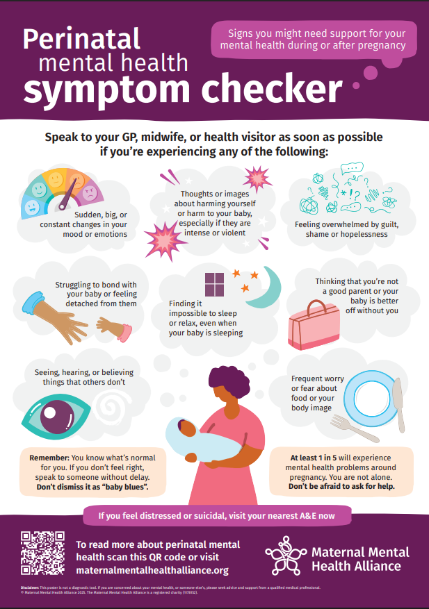 darahmedical's tweet photo. As many as 1 in 5 women experience some type of perinatal mood and anxiety disorder.

Maternal Mental Health Day raises awareness towards improving the quality of care for women and connecting those to resources.

Find support below:
https://t.co/Okqb6d6PsM
#maternalMHmatters https://t.co/cMKIvL1t9P
