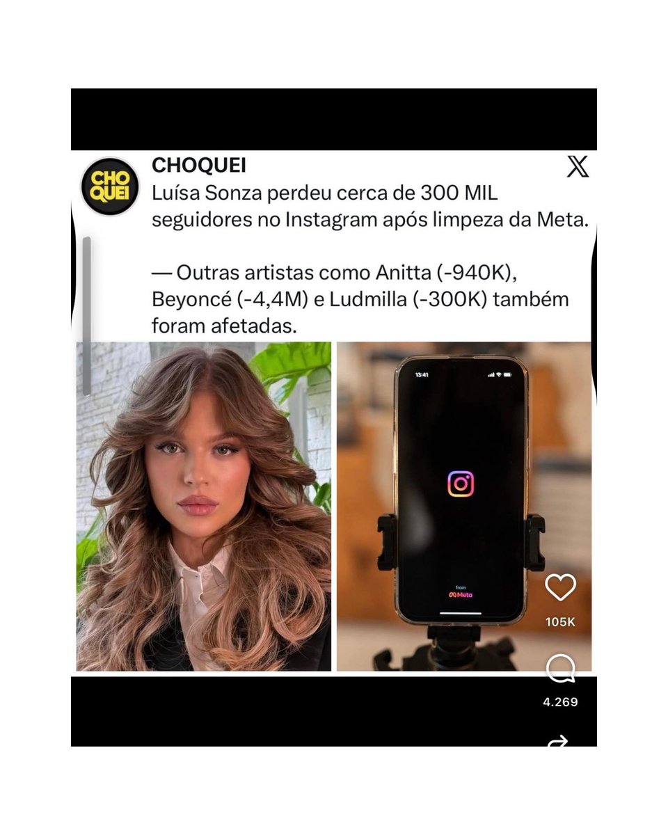 Infos Luísa Sonza tweet media