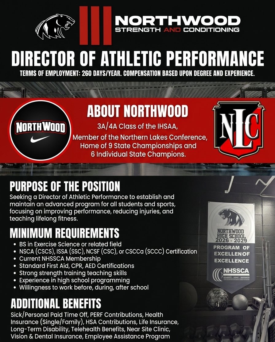 NorthWood Athletics tweet media