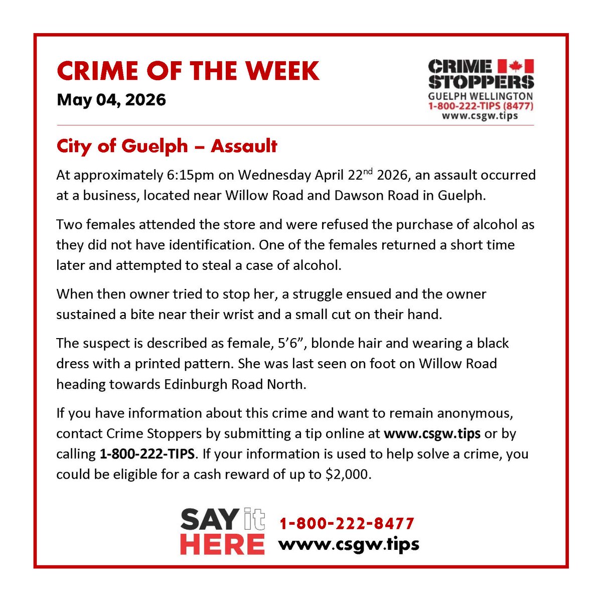 CrimeStoppersGW tweet media
