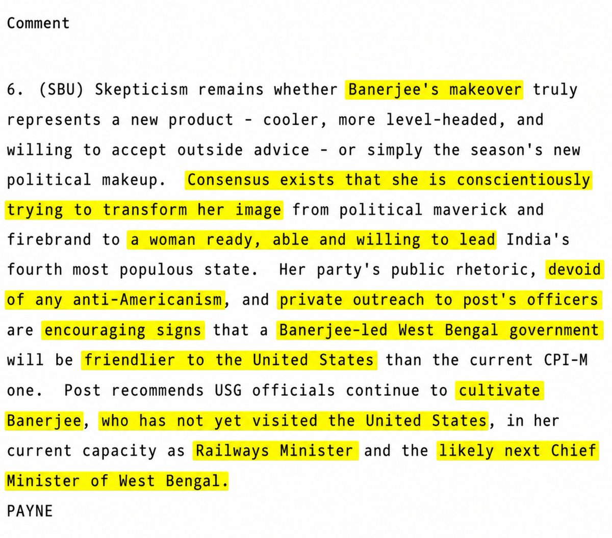 .<a href="/AmitShah/">Amit Shah</a> ji, Never ignore ClA observation about Mamata

ClA stakes in bay of bengal are very high, Victoria nuland visit to Bangladesh and later civil unrest were part of the plan because then PM refused US footprint in bangladesh 

I put bengal on orange alert