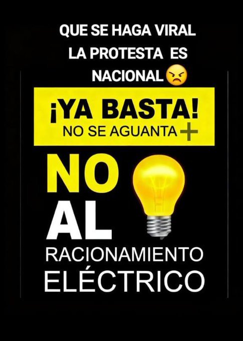 De nuevo,  otra vez, se acaba de ir la luz en la ciudad de Valencia. Uno se hace la siguiente pregunta ¿alguna persona se iría a vivir a un pueblo ciudad o metrópolis donde la electricidad se va por cinco o seis horas diarias y a veces por más tiempo? Por supuesto, que esta