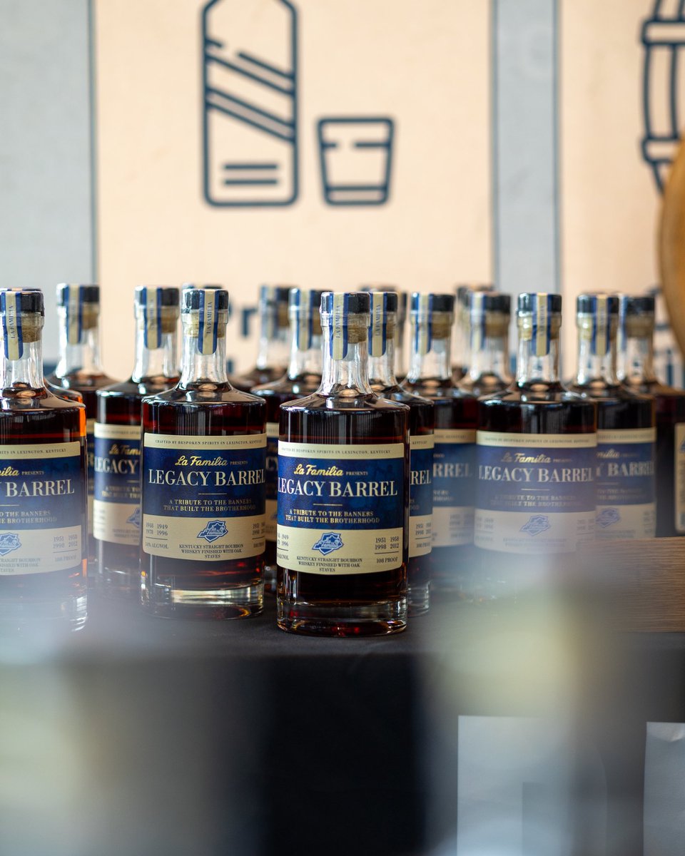 bespokenspirits's tweet photo. Tomorrow night, join us at Thursday Night Live with Bespoken Spirits. 🥃

We’ll be pouring free samples, offering bottles for sale signed by La Familia TBT legends, and giving an early look at our next flagship release: Kentucky Flannel.

More than a bottle, Kentucky Flannel is a tribute to the grit, passion, and long hours poured into building Bespoken Spirits from the ground up. Inspired by our Head of Flavor — the heart and soul behind so much of what we do — this special “competition label” release honors the blood, sweat, and tears behind every pour.

Come raise a glass with us.