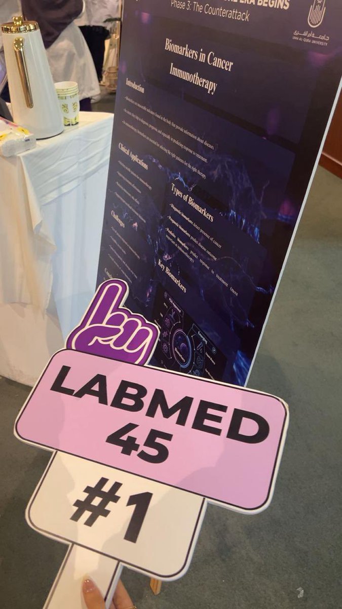 MERAAAAAAAAL's tweet photo. 🤍 proud to be part of lab 45 🧪 🧫 

#labmed45_uqu https://t.co/U5aTZAnd94