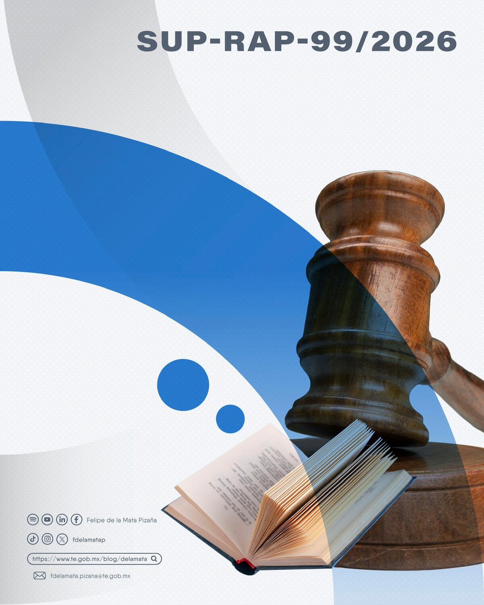 fdelamatap's tweet photo. El @INEMexico consideró que diversos partidos incurrieron en una infracción dolosa por no registrar totalmente información de sus candidaturas en el sistema “Conóceles”.

Sin embargo, en el SUP-RAP-99/2026, la Sala Superior determinó que sí existieron acciones encaminadas al cumplimiento y que no había pruebas suficientes para acreditar una conducta intencional. Por lo tanto, se revocó parcialmente la resolución impugnada. 

Más información. 👇🏼
