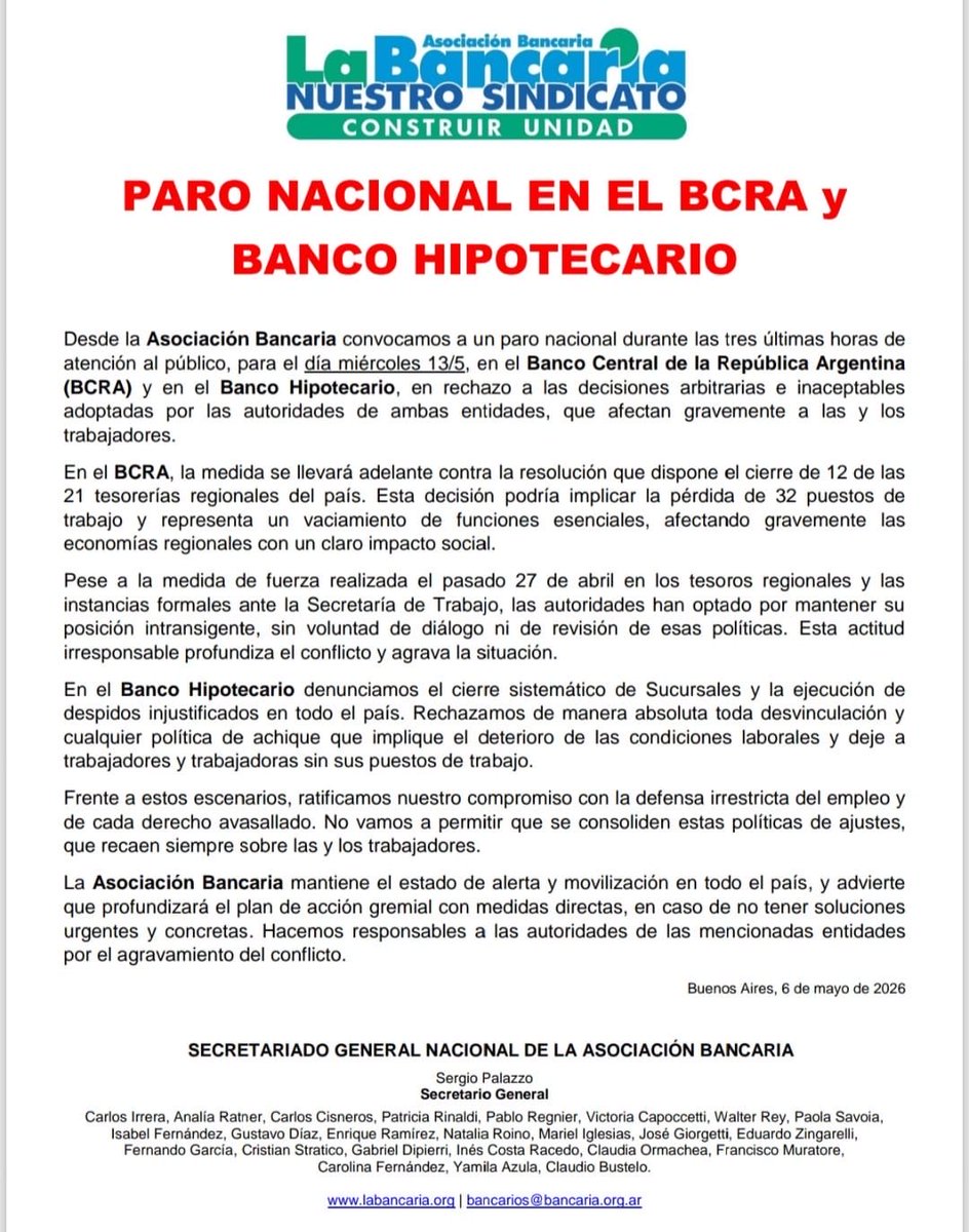 Sergio Omar Palazzo tweet media