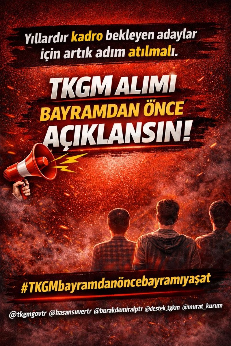 shnelf_1995's tweet photo. Sayın Bakan, sayın müdürler; binlerce adayın sesi olun. Bayram öncesi Tkgm alım duyurusu bekleniyor.
#TKGMbayramdanöncebayramıyasat
@tkgmgovtr @hasansuvertr @burakdemiralptr @destek_tkgm @murat_kurum @csbgovtr https://t.co/rEzFbcuKlF