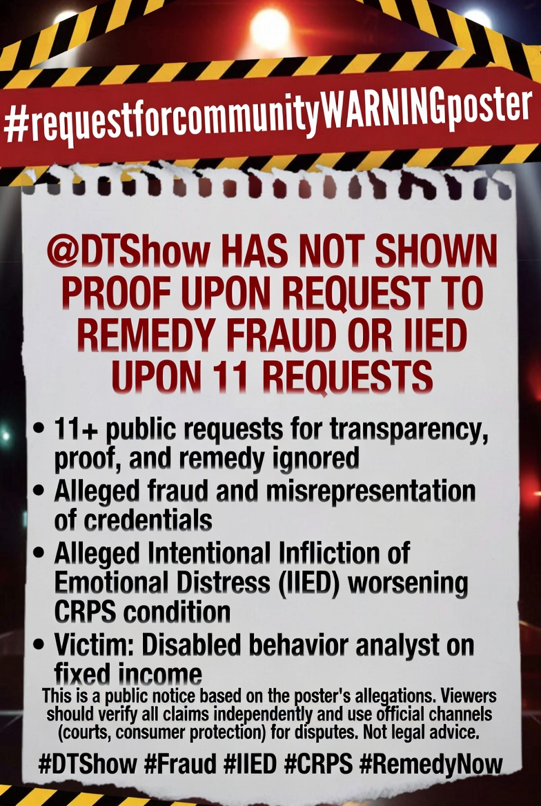 PsyCyber1399's tweet photo. COMMUNITY YOU TUBE WARNING@@@@@@@ SHARE!!!!!!!!!!!!!!!!!!!!!!!!!!!!!!!!!! #DtShow https://t.co/hr4fJyHDo9