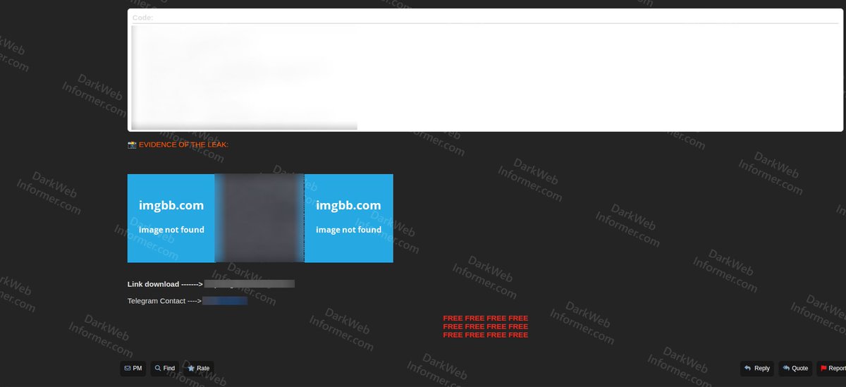Dark Web Informer tweet media