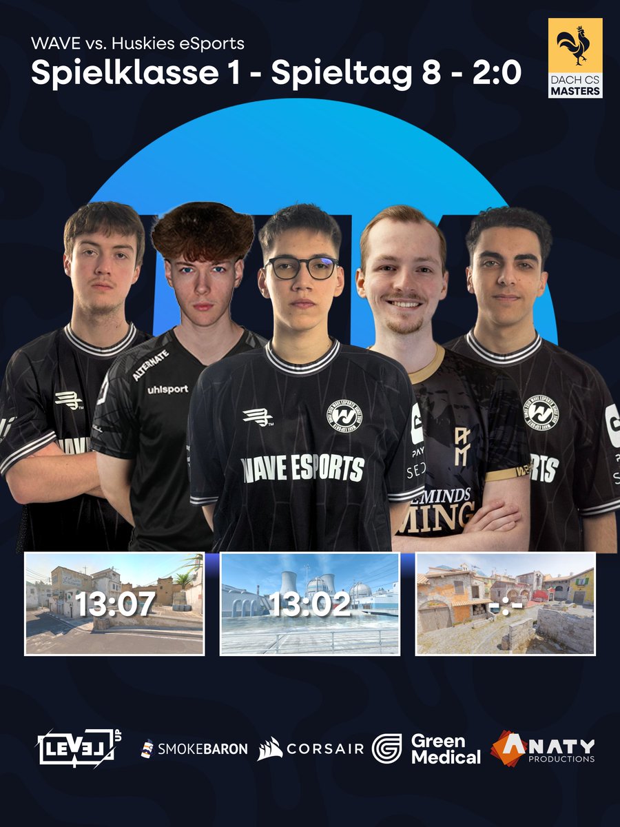 dachcs's tweet image. Schneller Abend in der 1. Spielklasse 😅

@WaveAUTCS hat das Gaspedal auf Dust2 erstmal angetestet auf Nuke einmal komplett durchgedrückt!🥶

GG's! 🤝

#DACHCSMasters🐔