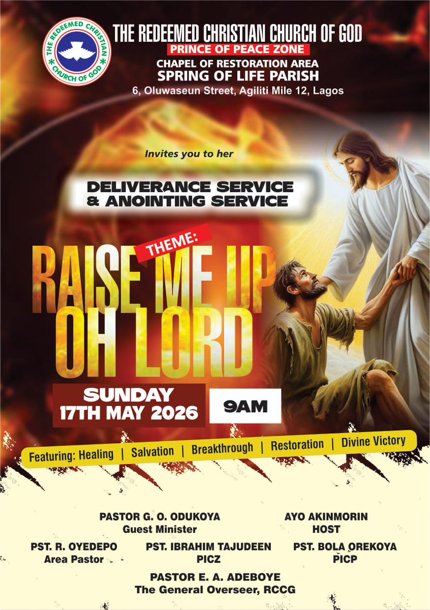 ayoatk's tweet photo. Hello @AgilitiCommuni1 @mile12 @honsaheed @rccg_lp28 .... You're cordially invited to the special program. Keep the date..... https://t.co/083apok9vV