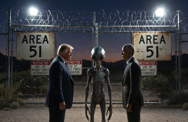 InterstellarUAP's tweet photo. Trump will release the UFO &amp; alien files imminently. 👽

Time to know who is telling the truth. 🛸 https://t.co/t5XXVg4jaQ