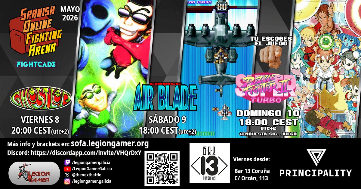 Thenextbattle's tweet photo. For this weekend we stop the fighting again but with a few new and competitive games as always 1vs1👊
@BlueKenCAT @frostyfightclub @Con_5_Duros @loadingrevista @PuzzleWednesday 
🔽More info &amp; details here🔽
https://t.co/4lyenlk3gP https://t.co/aYq02IjQ9G