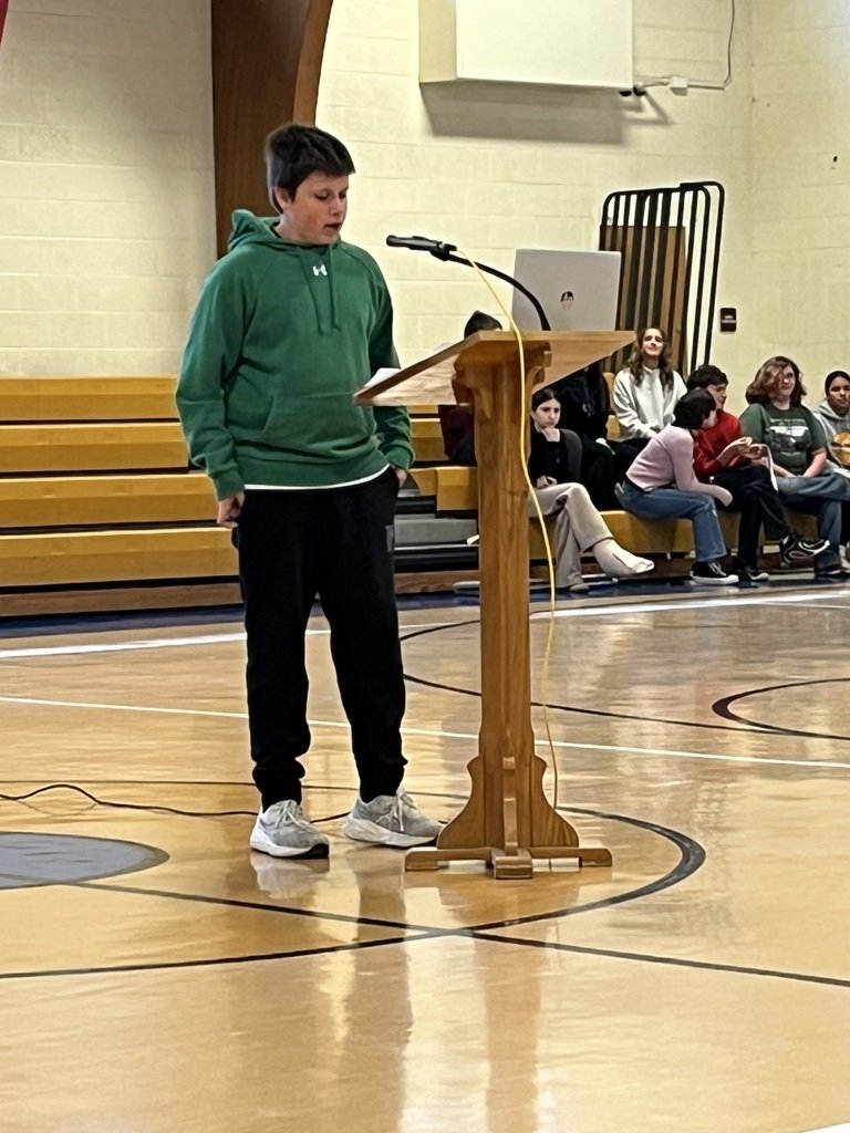 OPSD125's tweet photo. Fantastic job to all of the students who ran for student council officer positions and gave a speech in front of their peers today! Congrats to next year's officers: President,  Aiden Z., Vice President,  Iris H., Secretary, Leana A. https://t.co/l7iA5b3f8N