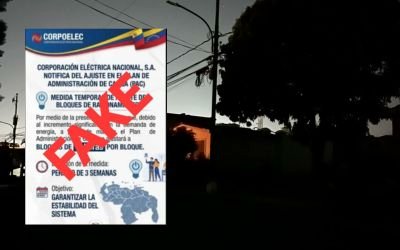 ElInformadorVE's tweet photo. “Ni tan Fake”: Cinco horas y hasta más sufren los larenses sin electricidad https://t.co/y3KNU4aD5d 
En las últimas horas ha circulado un supuesto comunicado de Corpoelec que resultó no ser oficial, pero para los larenses, hay una verdad que no necesita sello ni firma: los apag… https://t.co/OtW4Jj53ty