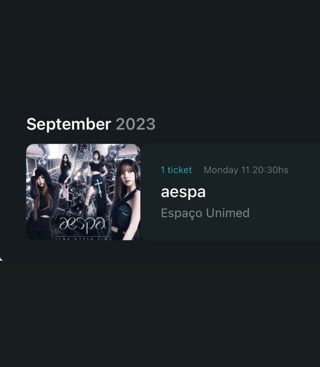 ari 🍋🟩 vai ver o aespa! tweet media