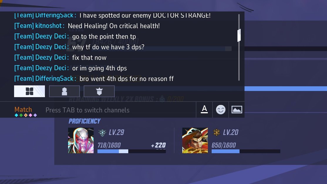 Wuice2x's tweet photo. The state of Marvel Rivals btw https://t.co/tZlOQQsAUg
