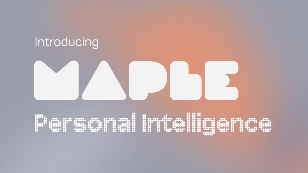 Maple tweet media