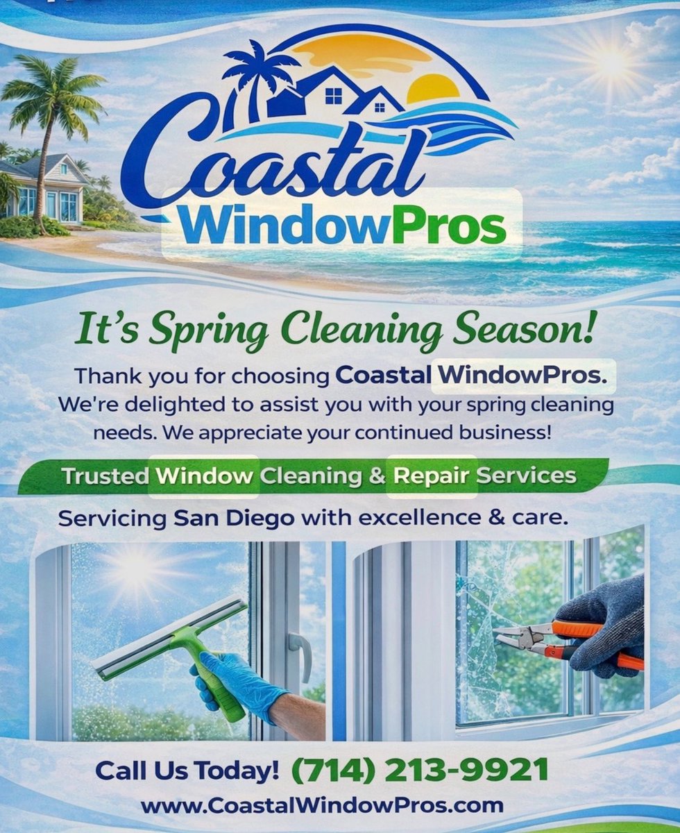 coastalwinpros's tweet photo. Window Cleaning &amp; Window Repair Service for residential &amp; commercial. #windowcleaning #windowrepair https://t.co/w0yPh4QcWm