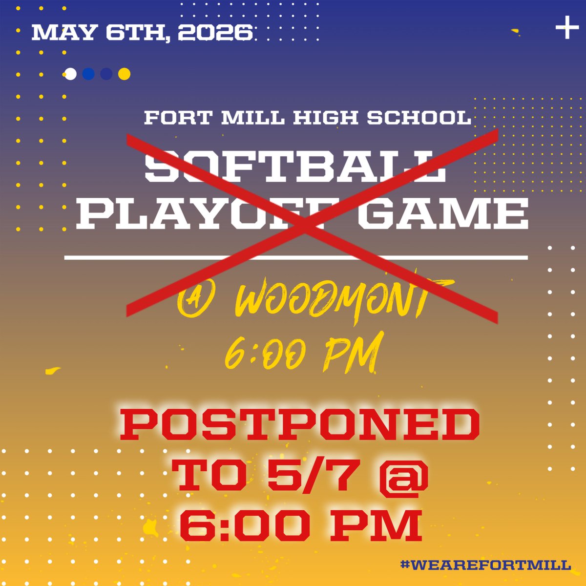 Fort Mill High School Athletics tweet media