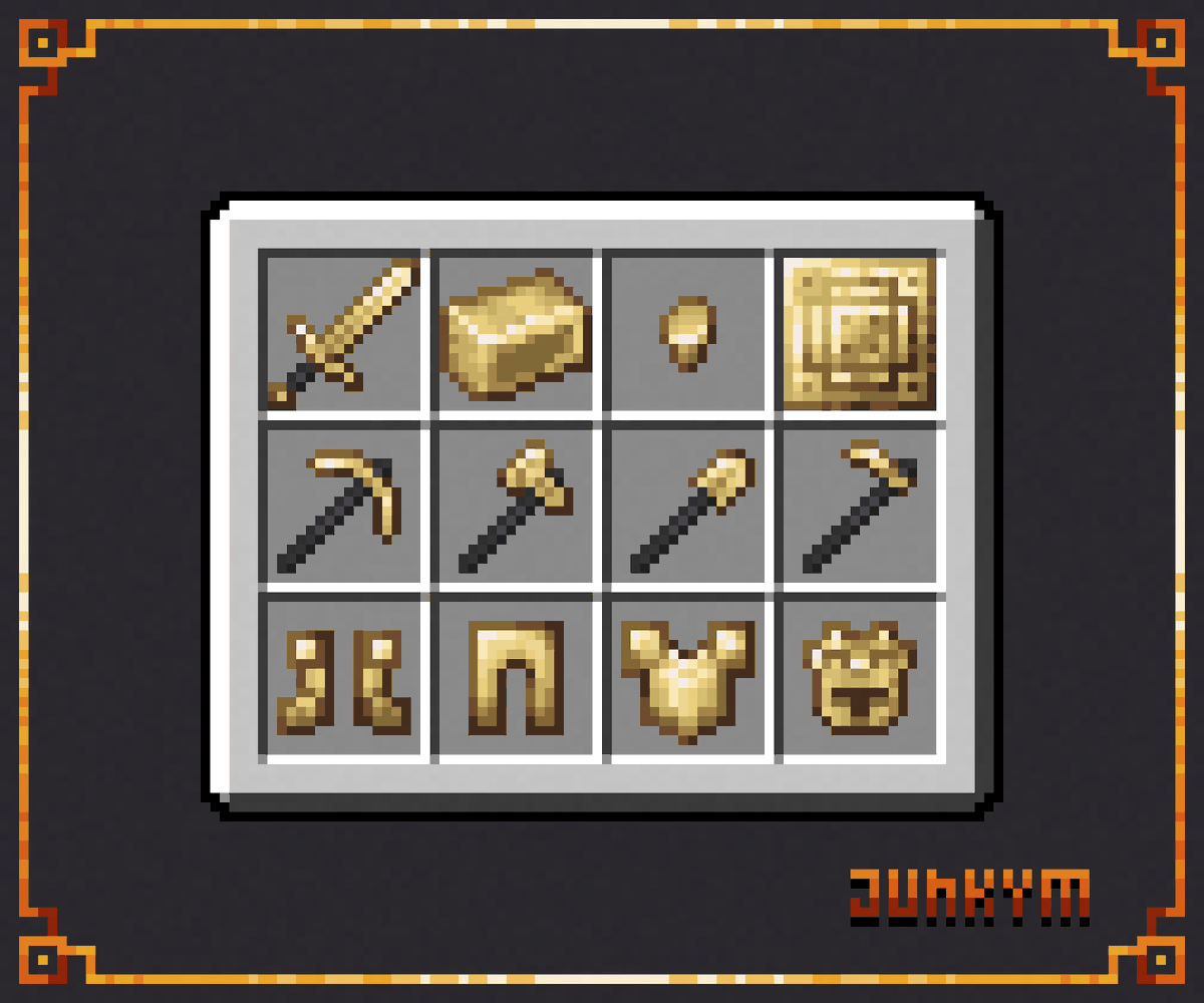 Junkymmmm's tweet photo. Bronze

#Minecraft #PixelArt #MinecraftMod https://t.co/uBViZmNJIY