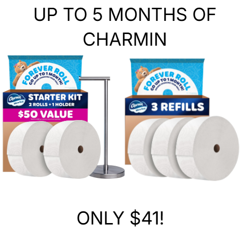PriceErrors's tweet photo. #ad 🧻 Charmin Ultra Soft deal!
Up to 5 MONTHS of toilet paper for as low as $41 total! 👀
Step 1: Add starter kit + clip coupon
https://t.co/nrLsbzrfy1
Step 2: Add refill kit + clip coupon + checkout w/ Sub&Save
https://t.co/sBPAvS14cB
Stock-up deal! #Charmin #Couponing #DealAlert