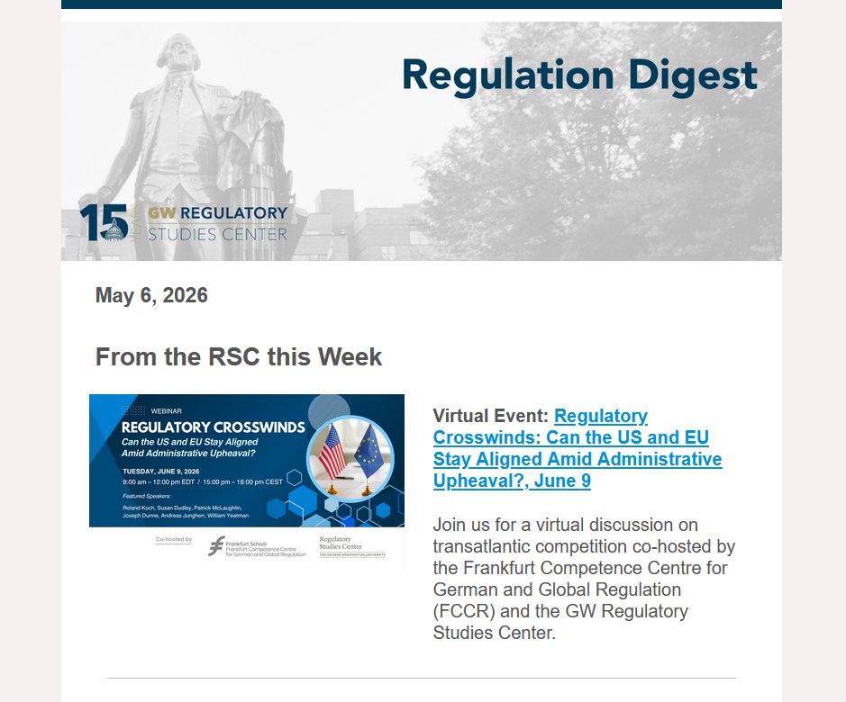 GW Regulatory Studies Center tweet media