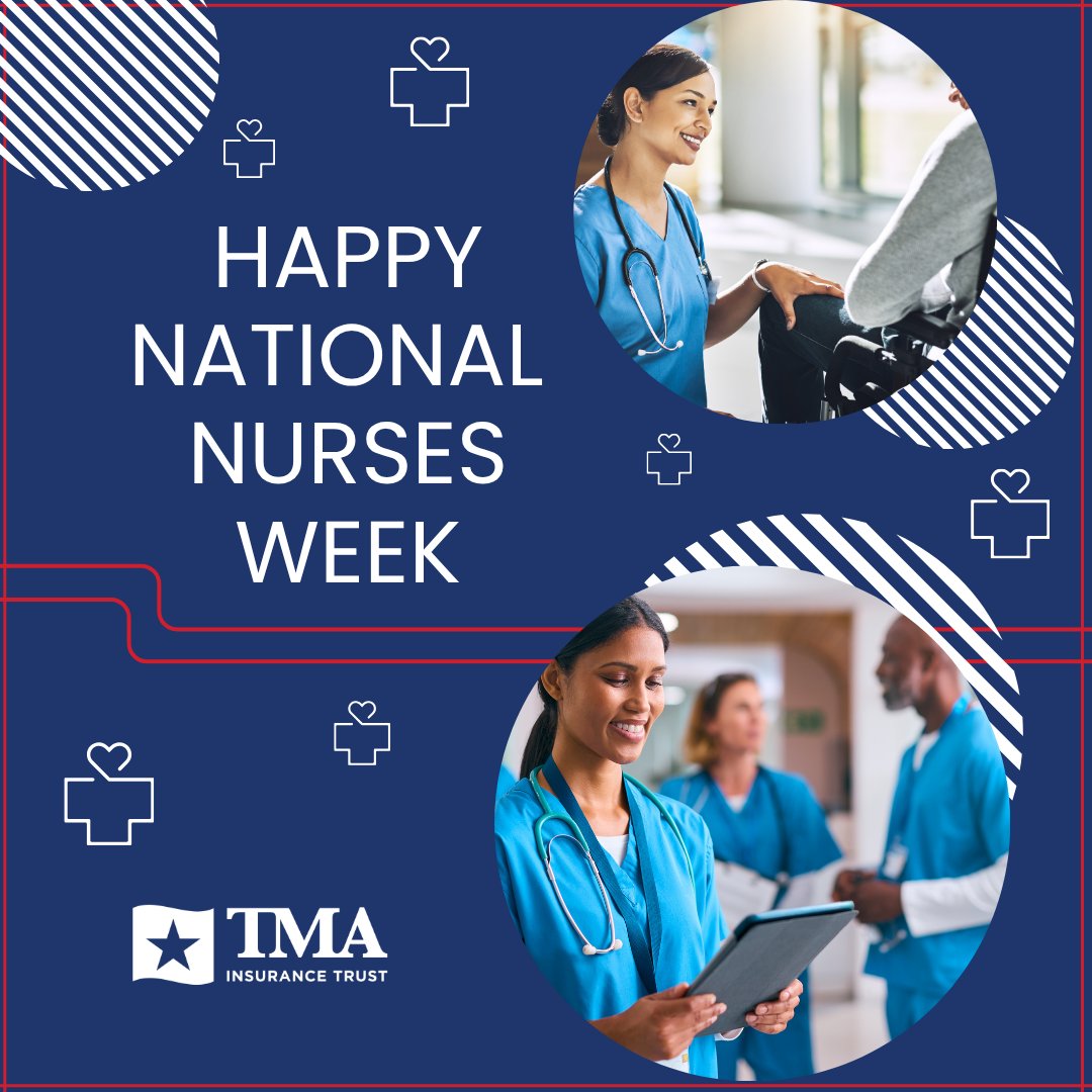 TMAIT's tweet image. Your tireless dedication and compassion make all the difference. Happy National Nurses Week to the incredible nurses who work long hours to provide exceptional comfort and care to every patient. We thank you for all you do! 💙

#nationalnursesweek #texmed