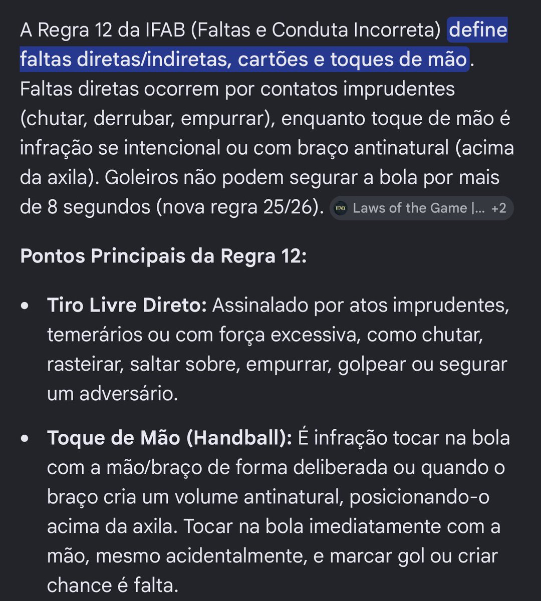 Danny33317's tweet photo. @felipicolorado @cortesdochorume me fala qual é essa regra (realmente não conheço ela)
pesquisei aqui sobre e não achei nd além https://t.co/SBqtY8SJMQ