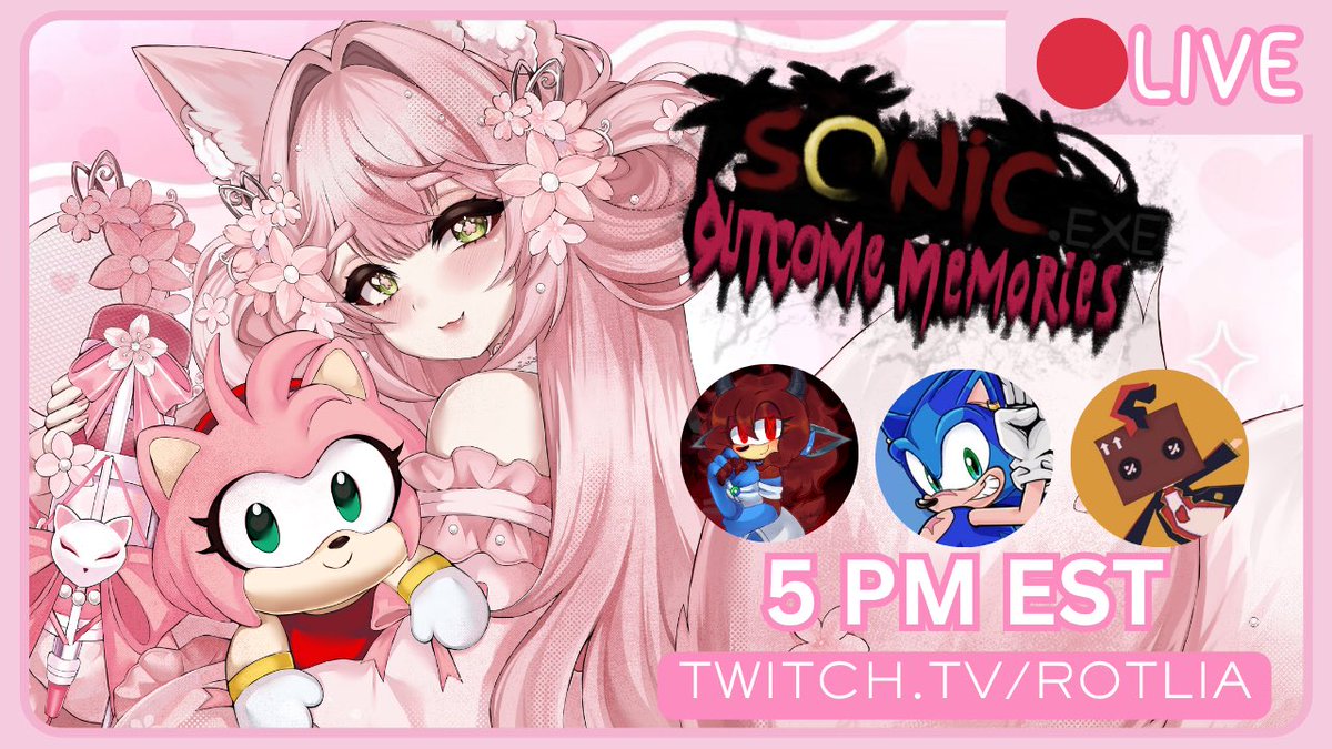 MeganSouzaVA's tweet image. I’m streaming Outcome Memories tonight! 🎉

I’ll be joined by @LilacPR_ , @StarburstSonic and @NachYoBox !

Make sure y’all swing by stream today! 🩷

⏰ TODAY @ 5 PM EST ⏰

ᴛᴡɪᴛᴄʜ.ᴛᴠ/ʀᴏᴛʟɪᴀ

(clickable 🔗 in 🧵!)

#glaghorsesimulator50billion #outcomememories #roblox