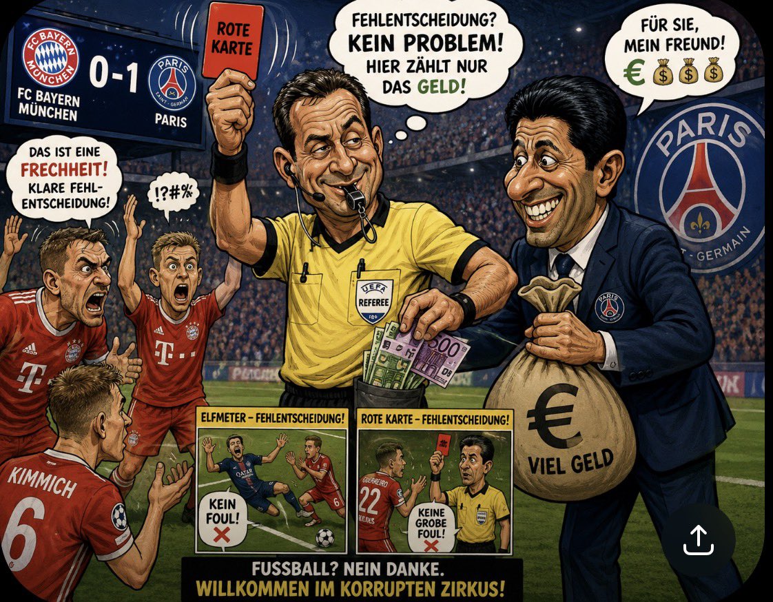 Alex_RSV's tweet photo. #champi̇onsleague #bayern #psg #skandal https://t.co/1U7qnxx4Jg