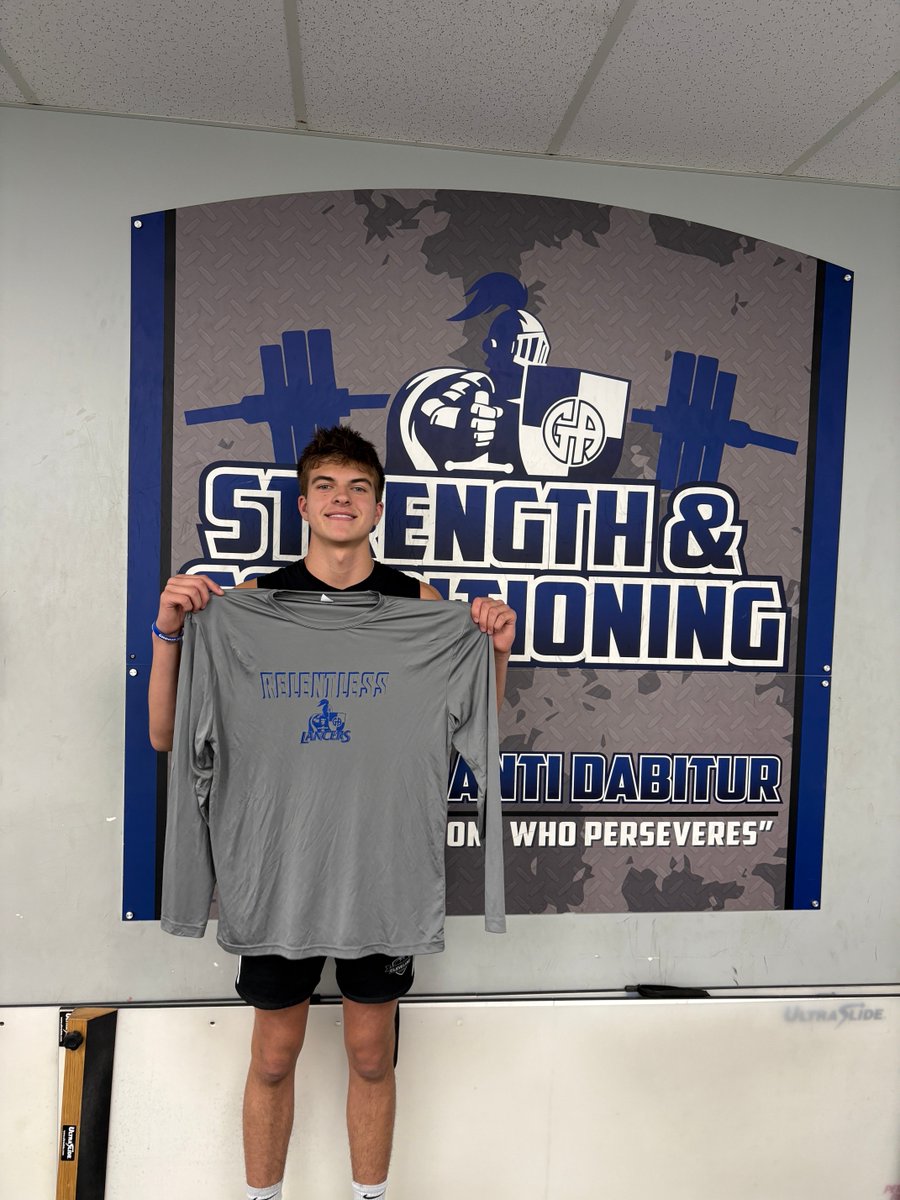 GALancerBoysBB's tweet photo. Congratulations to rising Senior Henry Stukus for winning the RELENTLESS worker of the month award for April. Henry puts in extra time in the weight room, adopting a great diet and nutrition plan, is always in the gym. Keep it rolling Henry! #ChooseHard #LancerBasketball https://t.co/AJ41uxXjxl