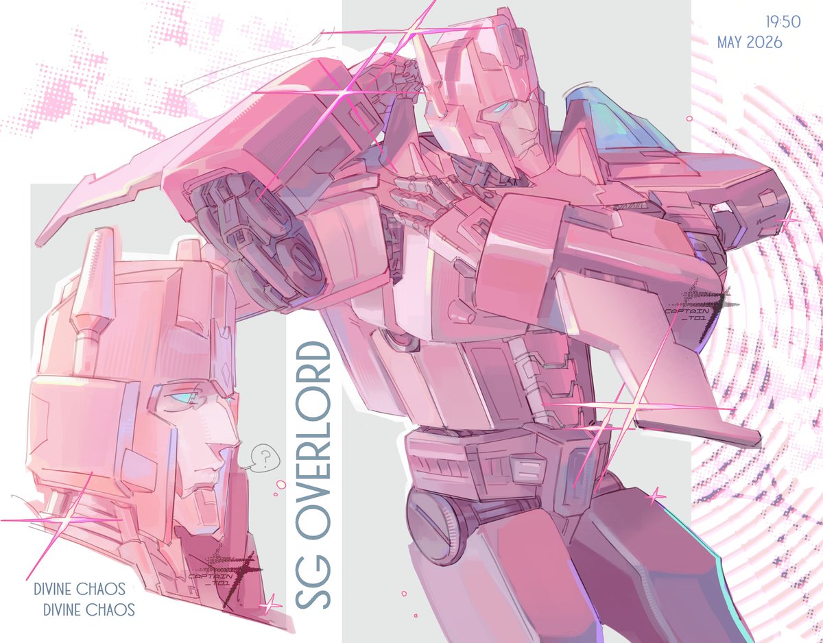 The embodiment of color pink
#transformers #transformersIDW #transformersSG #ShatteredGlass #Overlord